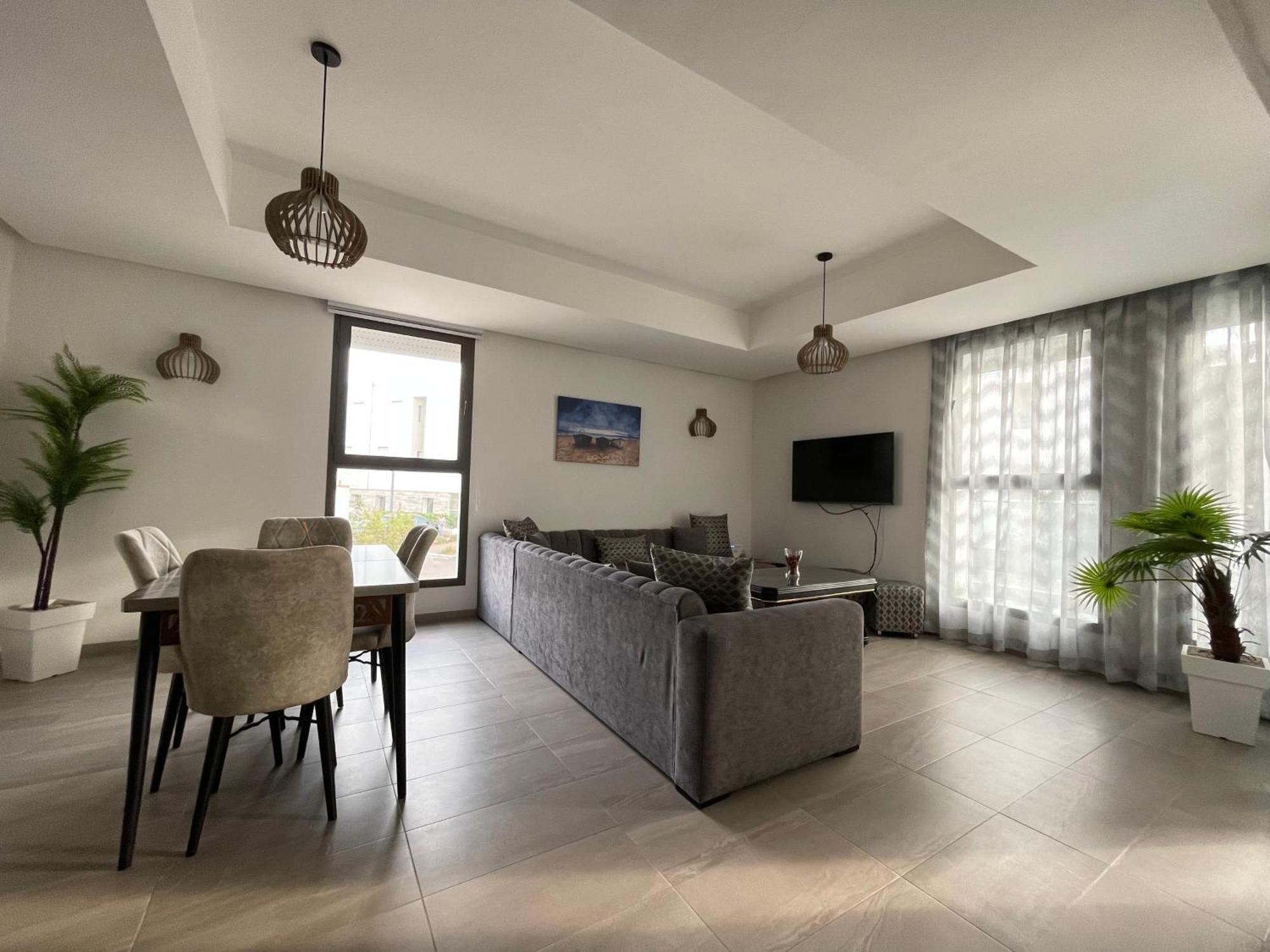 Luxurious Golf & Sea View Beach Apartment With Pool Access - Tamourrit, Taghazout Bay 외부 사진