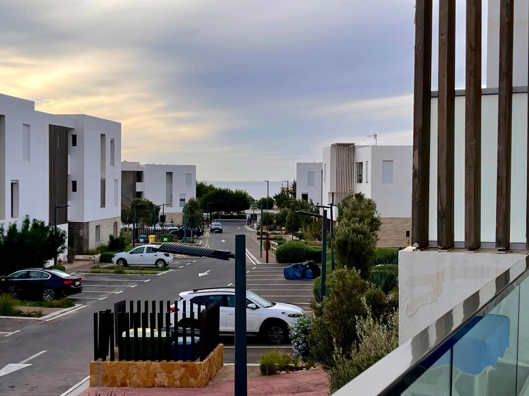 Luxurious Golf & Sea View Beach Apartment With Pool Access - Tamourrit, Taghazout Bay 외부 사진