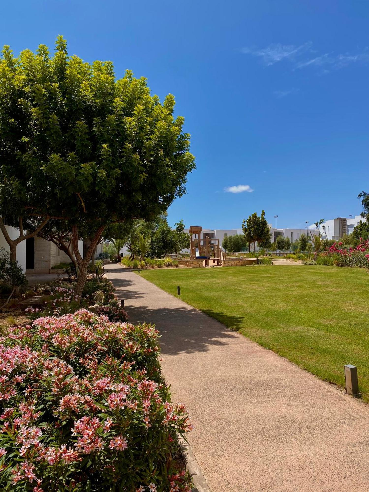 Luxurious Golf & Sea View Beach Apartment With Pool Access - Tamourrit, Taghazout Bay 외부 사진